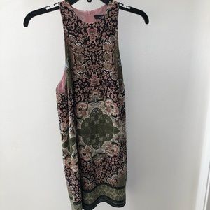 Olivaceous Boho Sleeveless Dress